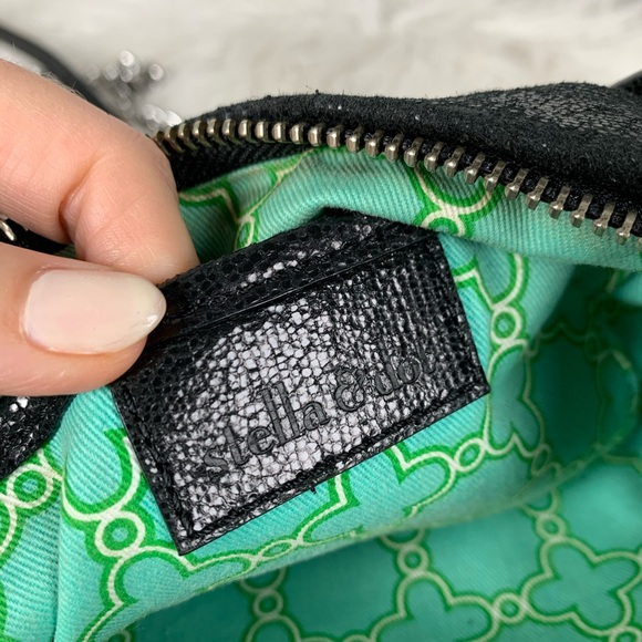 💥 Stella & Dot Leather Crossbody Chain Strap Bag - Picture 7 of 7